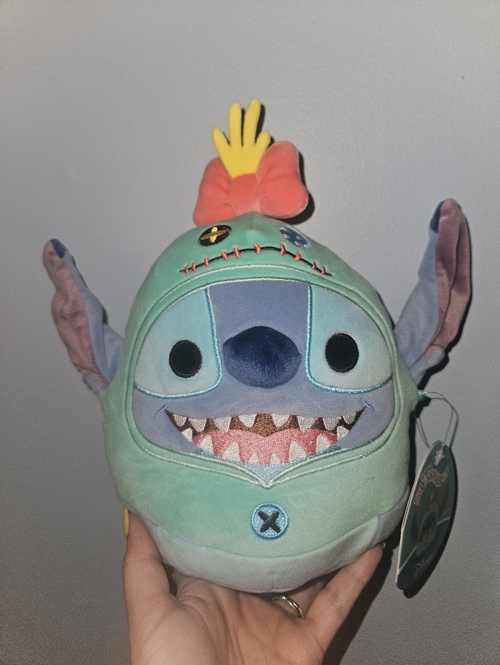 NWT Disney Stitch Squishmallow 8" Stitch Wearing Doll Costume